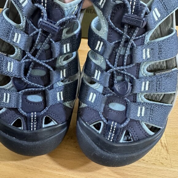 Keen Newport H2 Waterproof Sandals size 9 Women's Navy/Smoke Blue Fisherman - Picture 12 of 14